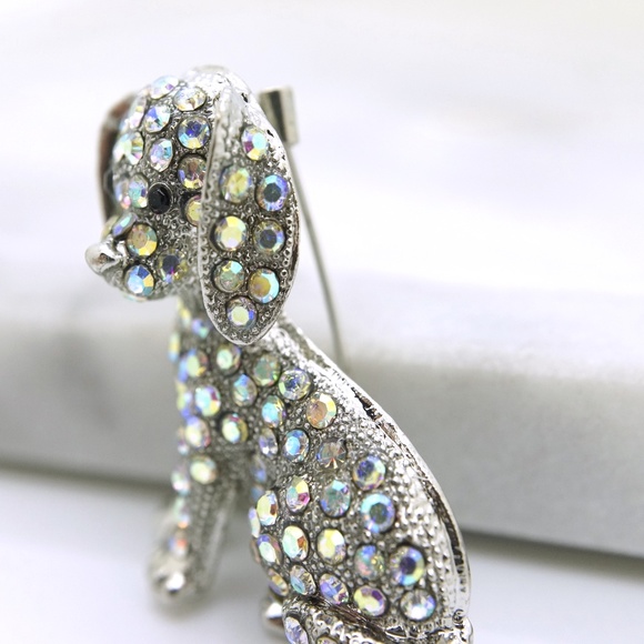 Puppy Dog Brooch Pin - Picture 5 of 6